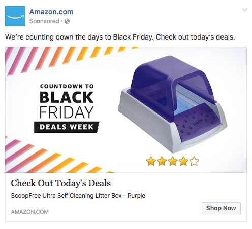 amazon facebook ads