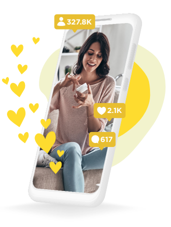 Influencers engage on social media Influencers engage on social media