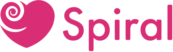 Spiral logo pink