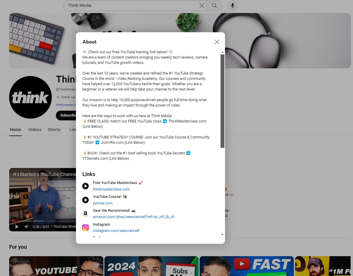 Think Media YouTube Channel Description Think Media YouTube Channel Description