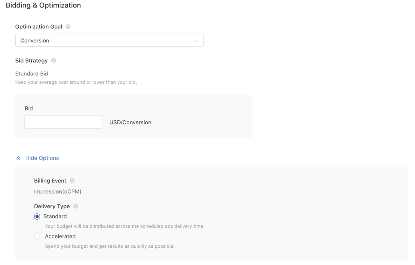 TikTok Bidding & Optimization