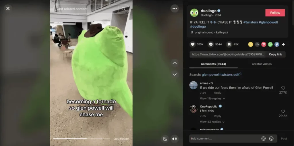 Duolingo example 3